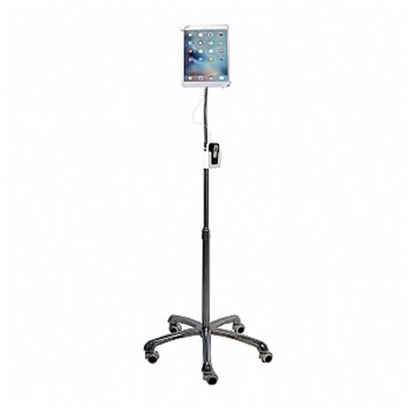 DOOMSDAY Heavy-Duty Security Gooseneck Floor Stand Silver DO453072